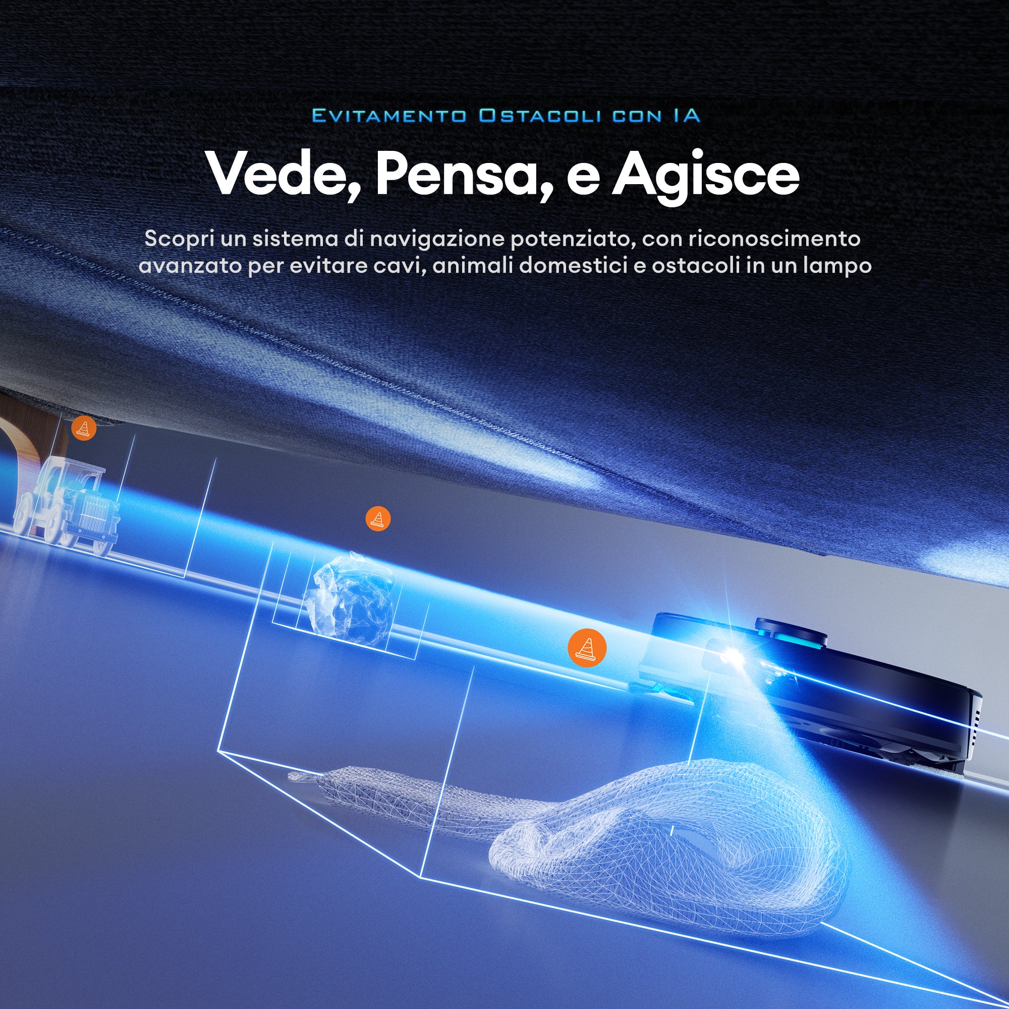 Ultenic T20 Pro Robot Aspirapolvere Lavapavimenti