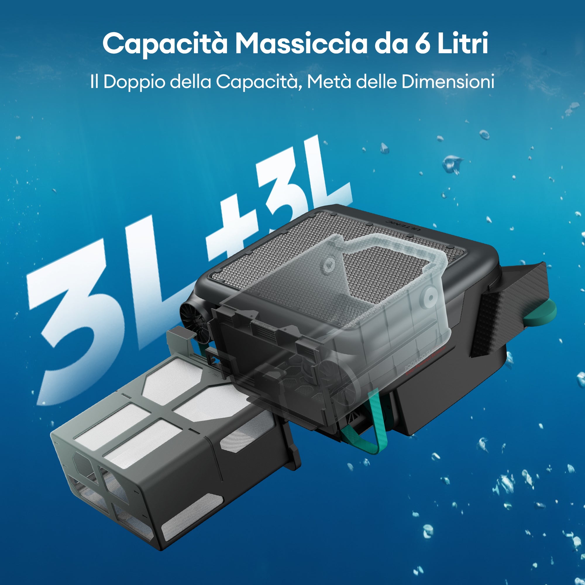 Ultenic Pooleco S1 Skimmer per piscina robotico solare