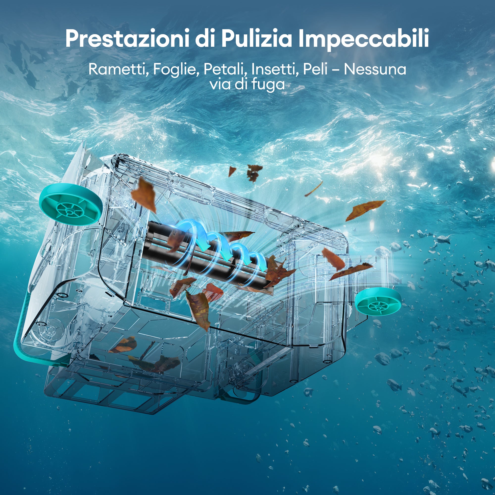 Ultenic Pooleco S1 Skimmer per piscina robotico solare