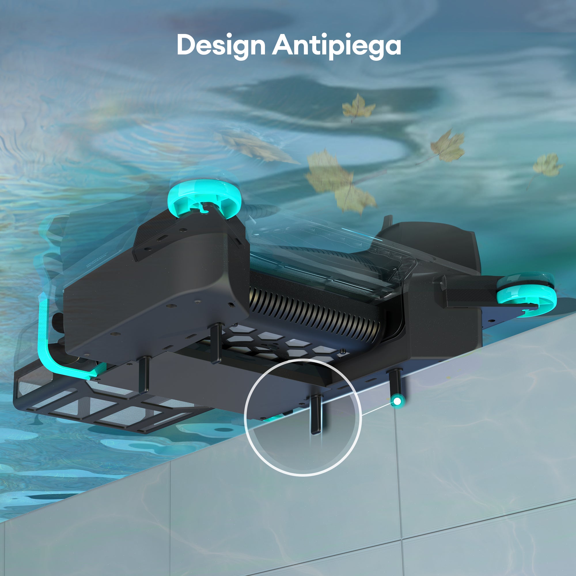 Ultenic Pooleco S1 Skimmer per piscina robotico solare