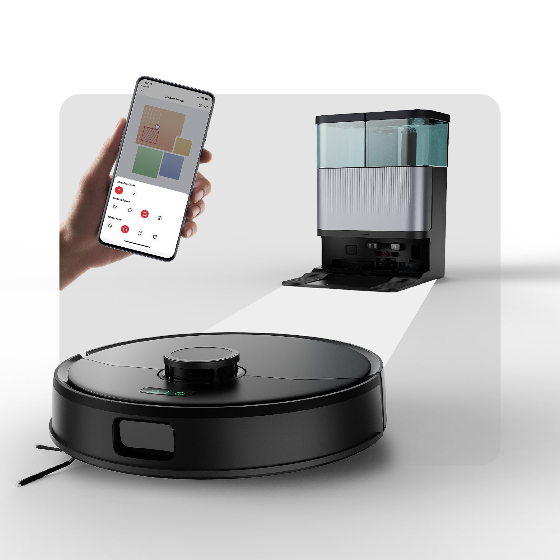 Ultenic MX50 Robot Aspirapolvere Lavapavimenti