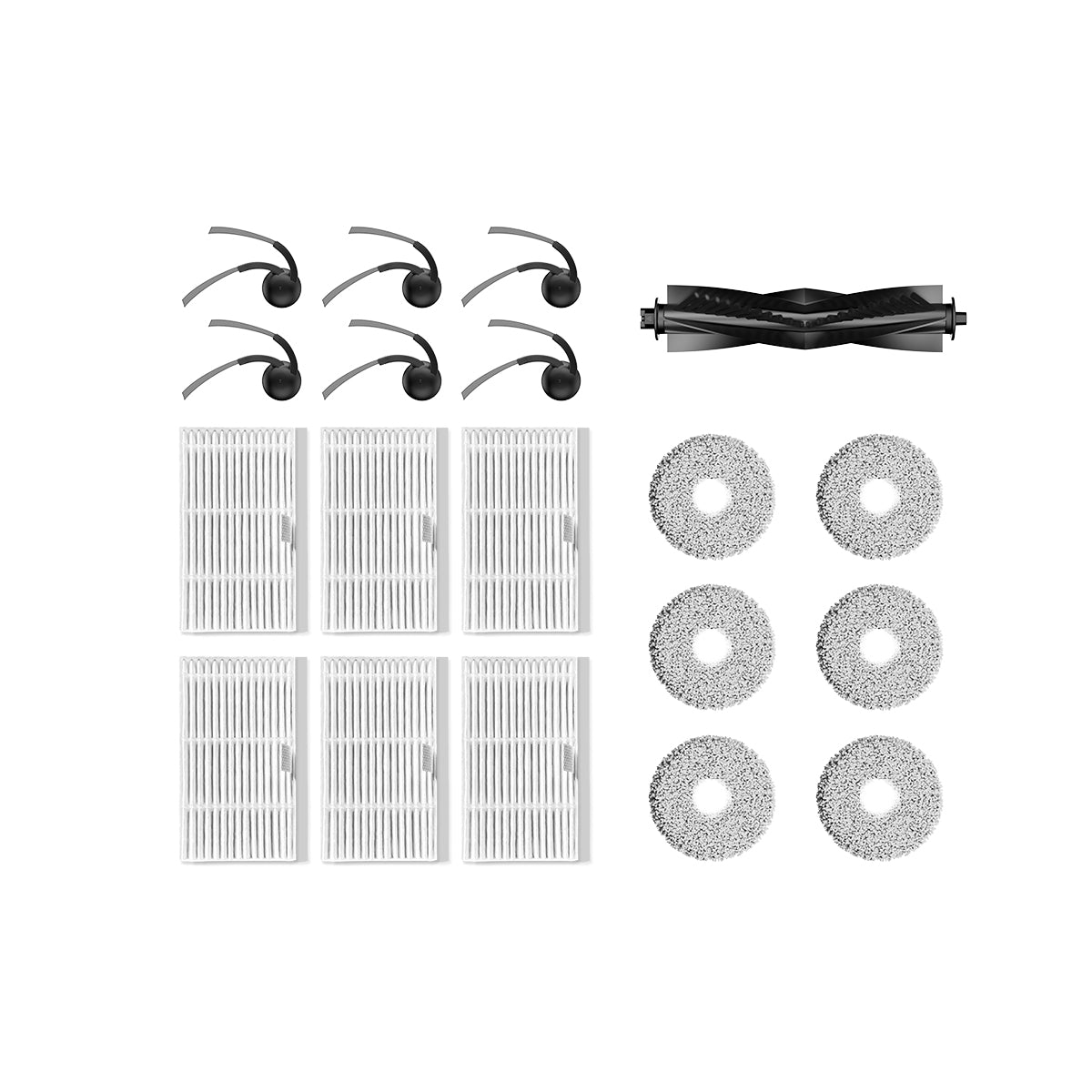 MX50 Pacchetto accessori (6 spazzole laterali + 6 HEPA + 6 panni + 1 spazzola principale)