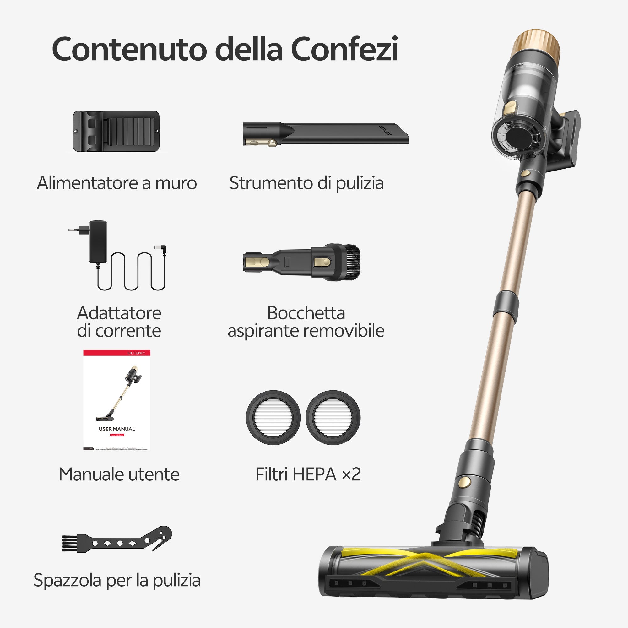 Ultenic U15 Aspirapolvere Senza Fili