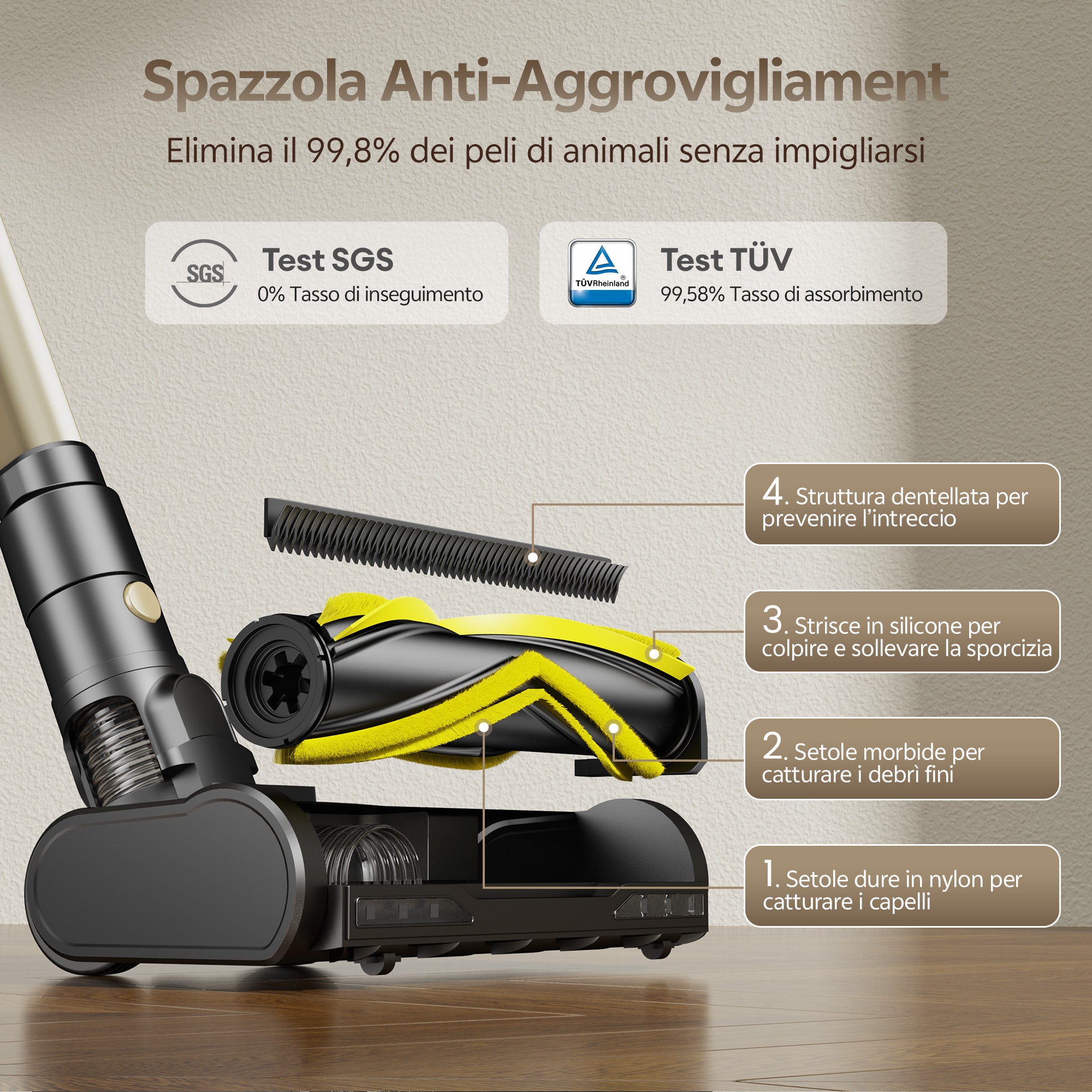 Ultenic U15 Aspirapolvere Senza Fili