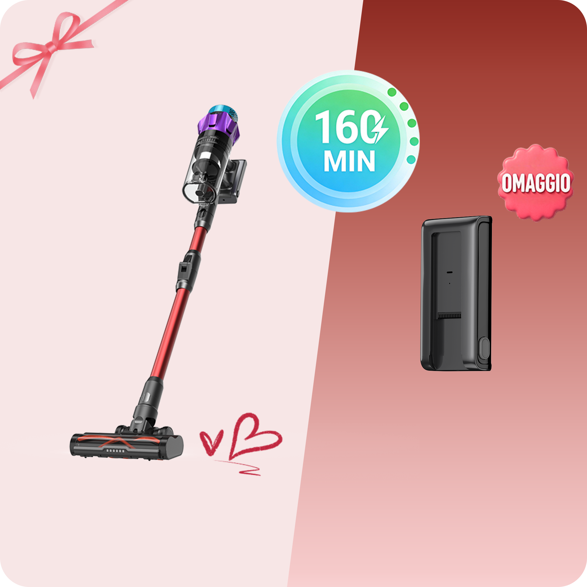 Ultenic U18 PowerPro Aspirapolvere Senza Fili