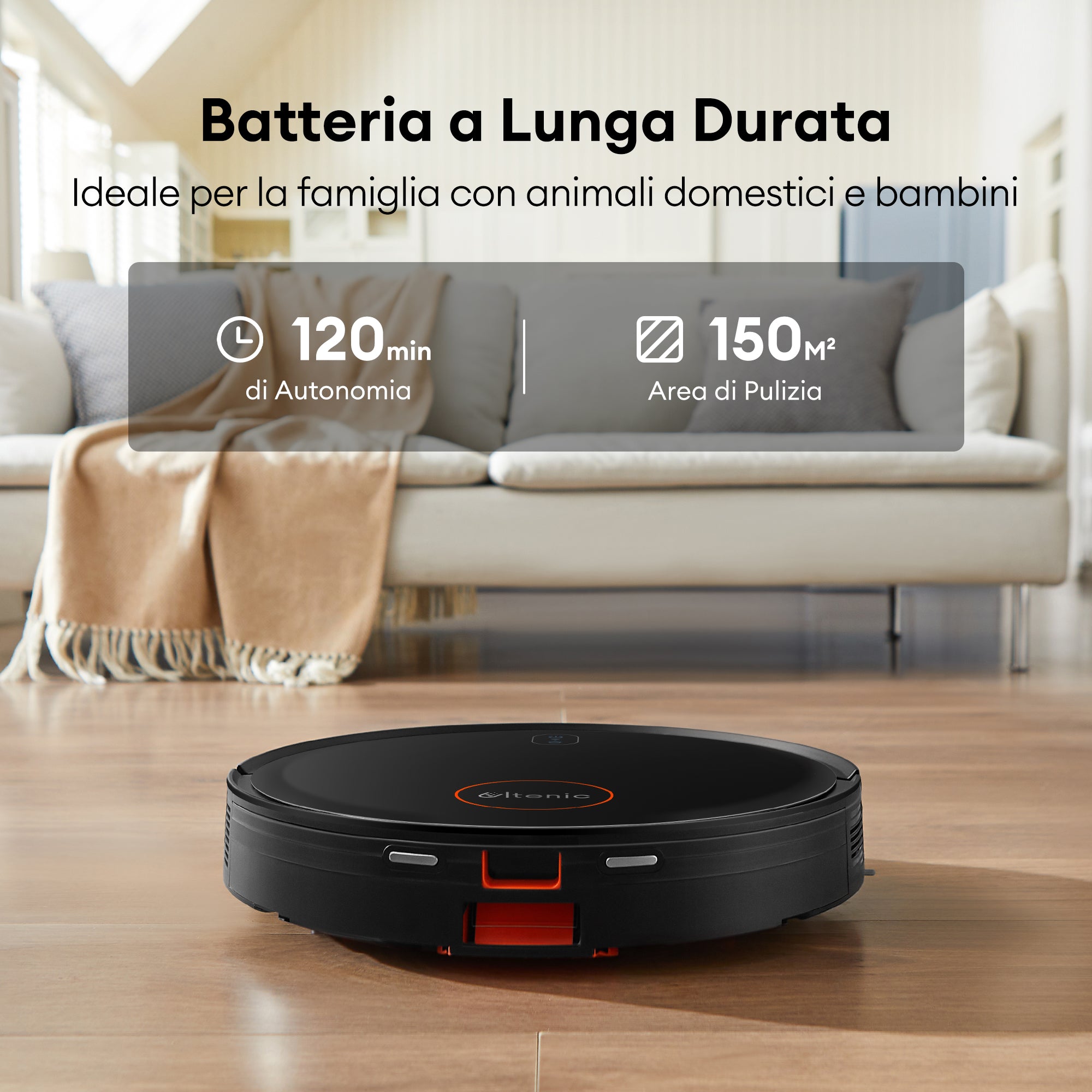 Ultenic D6s Aspirapolvere Robot Lavapavimenti