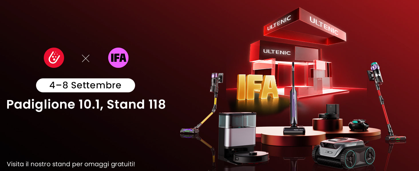 Ultenic a IFA 2026: scopri soluzioni di pulizia più intelligenti a Berlino