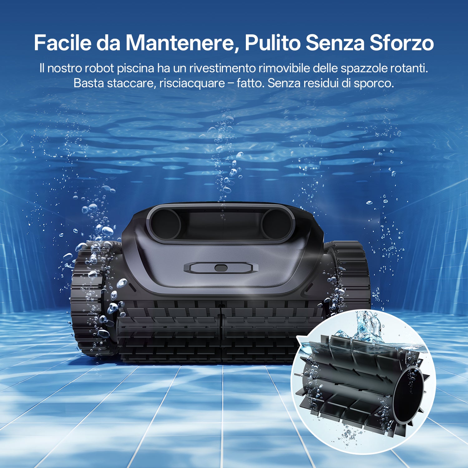Ultenic Pooleco 30 Pulitore Robotico per Piscina Senza Fili