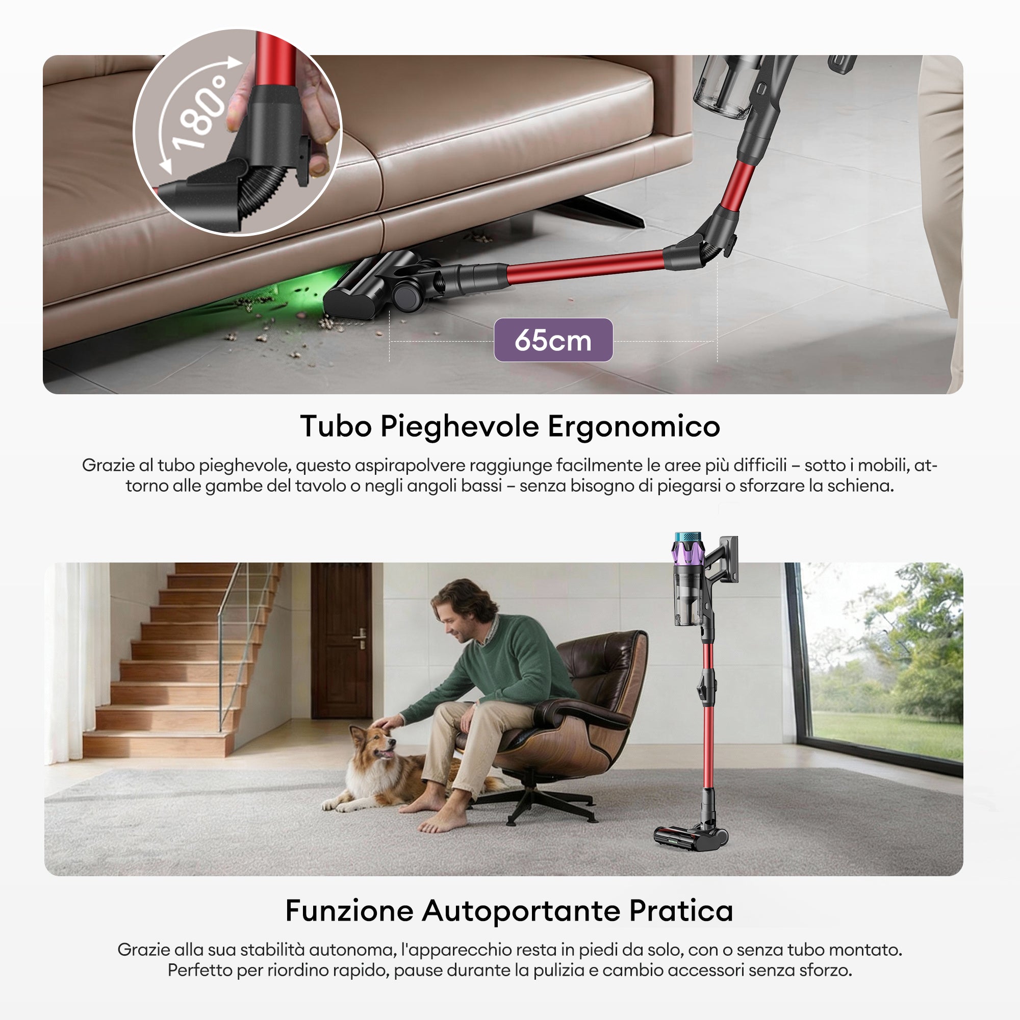 Ultenic U18 PowerPro Aspirapolvere Senza Fili