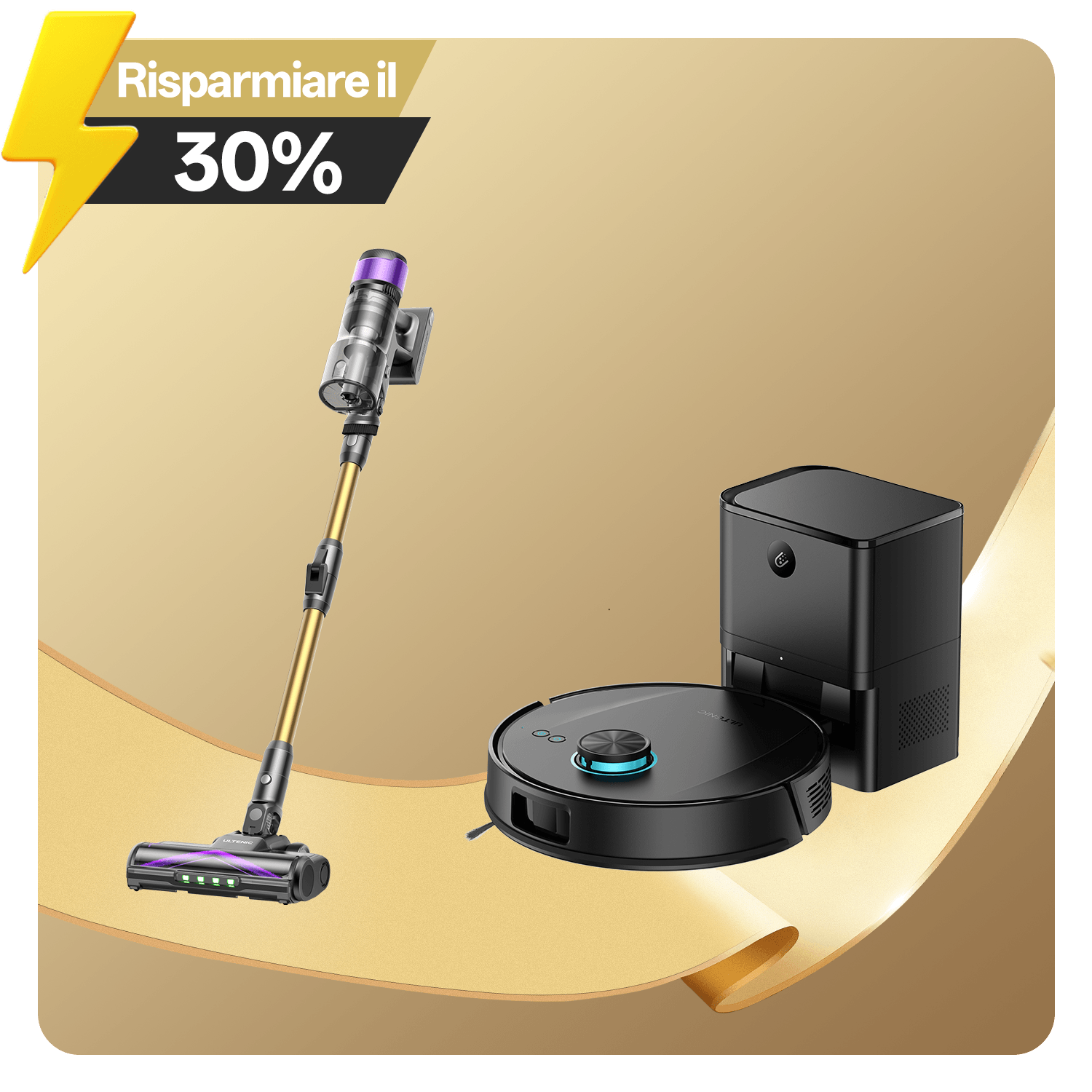 Ultenic U20 Aspirapolvere Senza Fili - Best seller del Black Friday