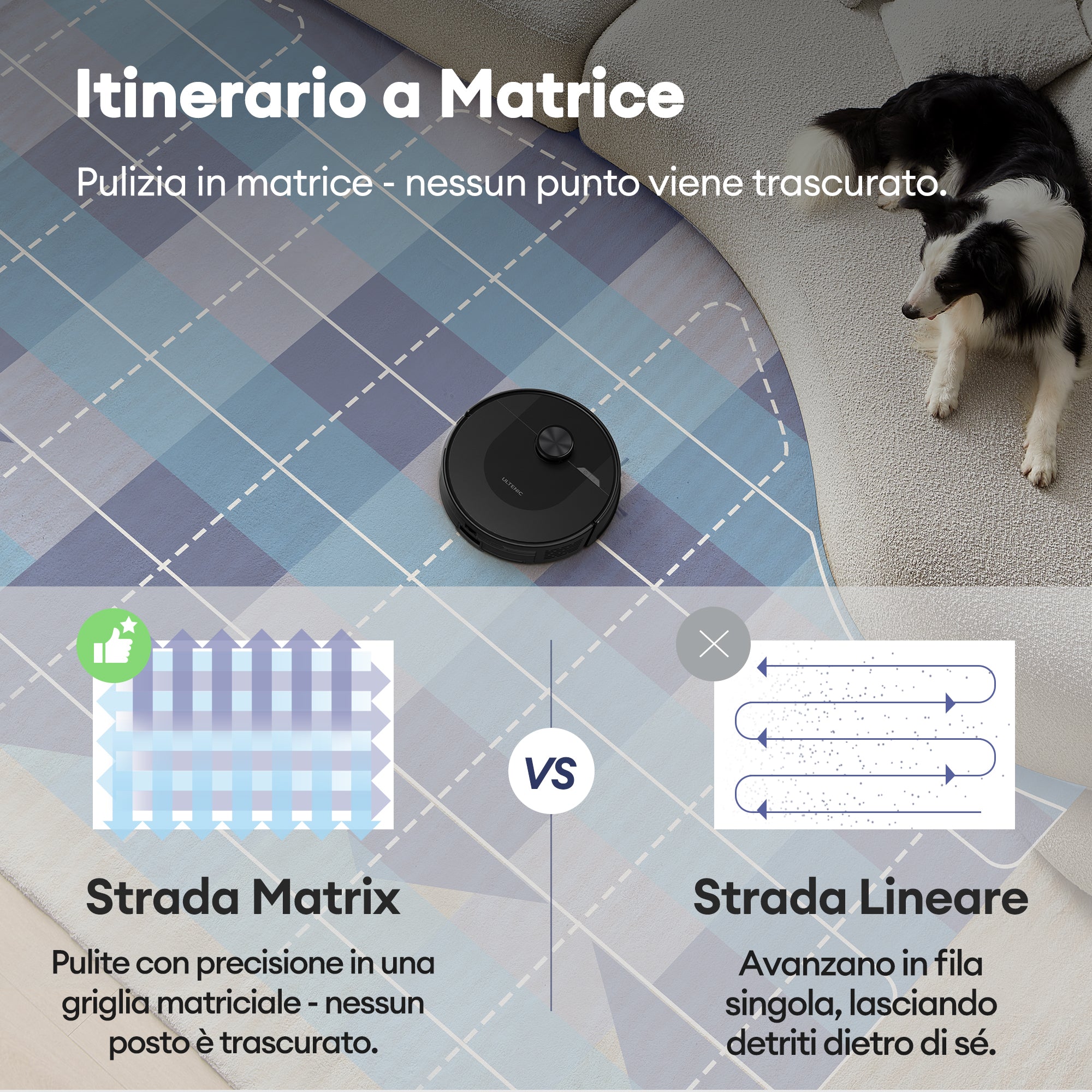 Ultenic D10 Robot Aspirapolvere Lavapavimenti