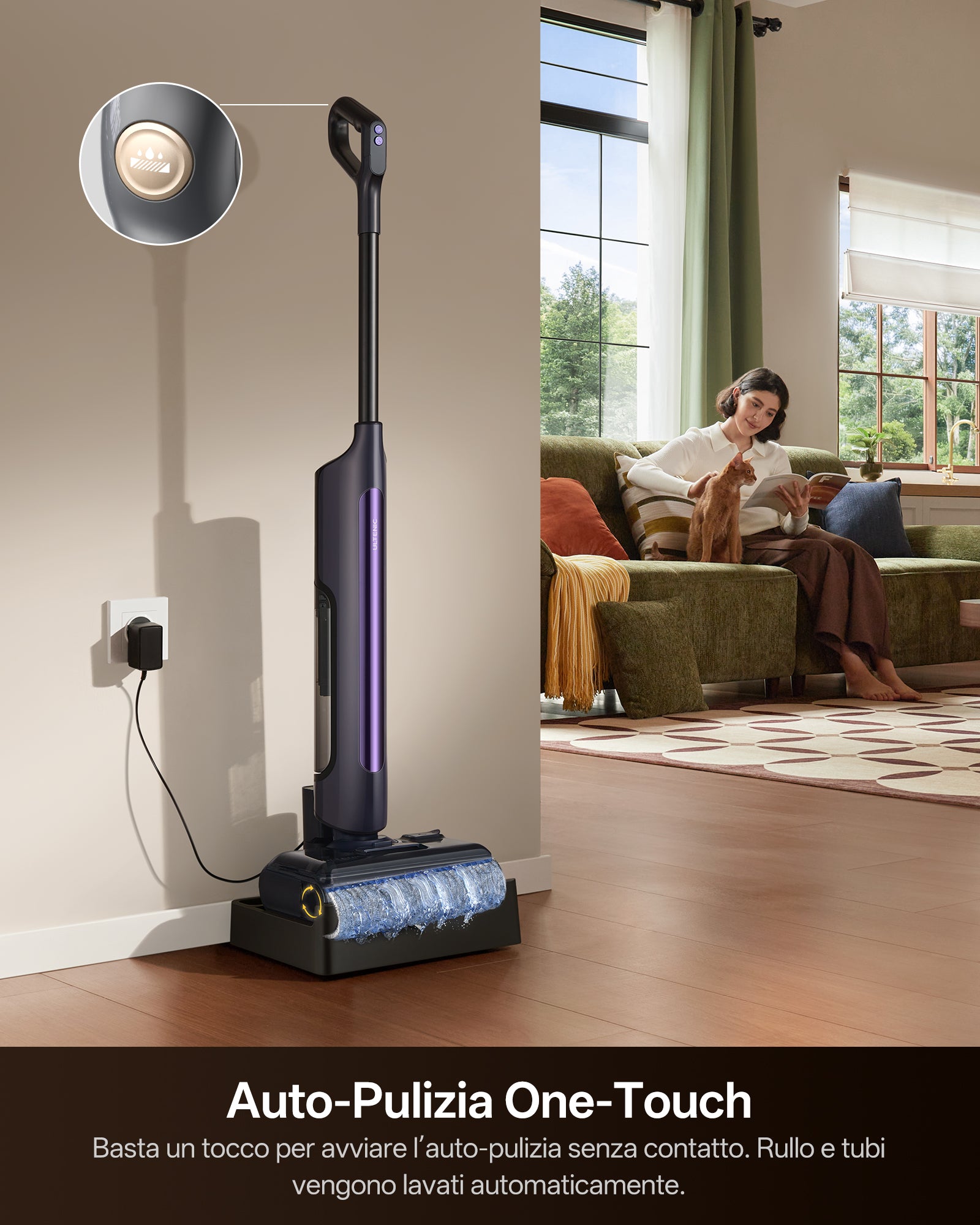 Ultenic AC1 TriFlex Lavapavimenti Senza Filo
