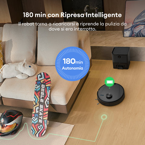 Ultenic T10 Lite Robot Aspirapolvere Lavapavimenti