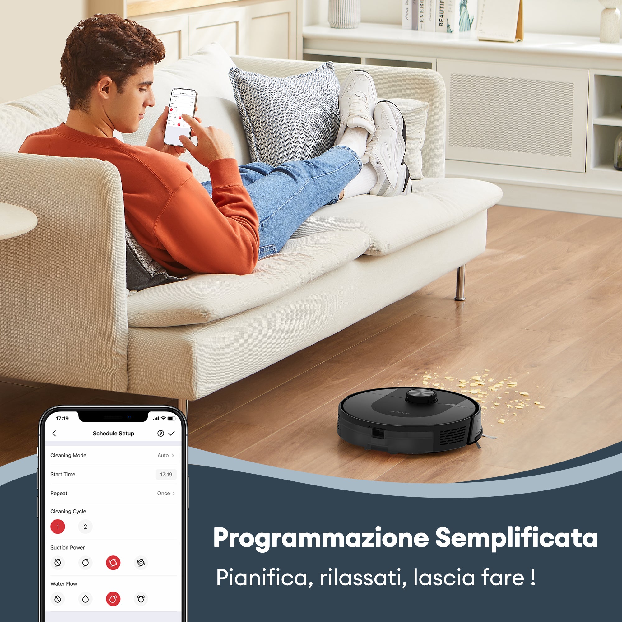 Ultenic D10 Robot Aspirapolvere Lavapavimenti